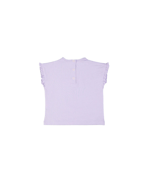t-shirt mini smiley flower lavendel