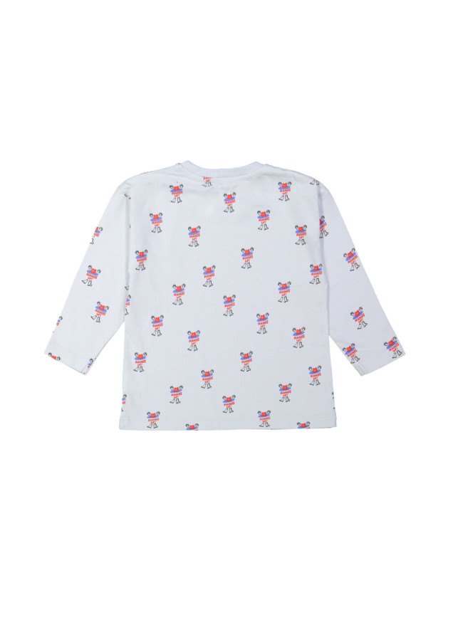 T-shirt cowboy lichtblauw 12m