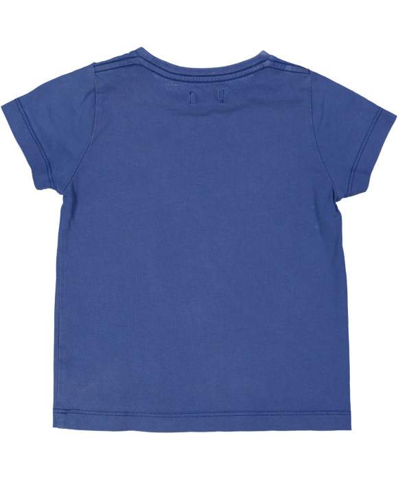 t-shirt blauw superheld 03j