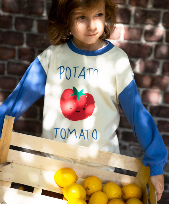 sweater potato tomato ecru