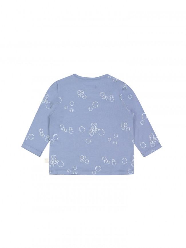 T-shirt little soap all over blauw 09m