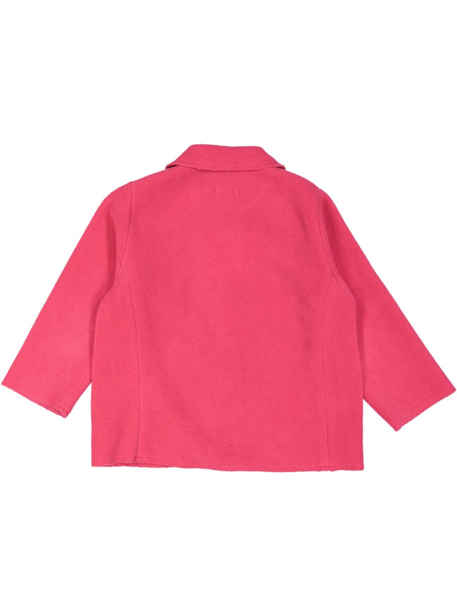 mantel roze fleece 18m