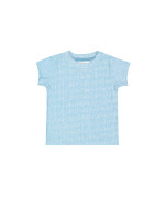 t-shirt rib turquoise