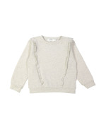 Sweater frul lichtgrijs 12m-18m