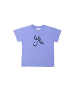 T-shirt hello blauw 12m