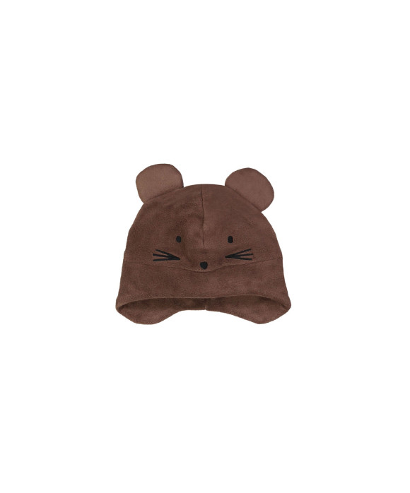 bonnet polar mouse brun