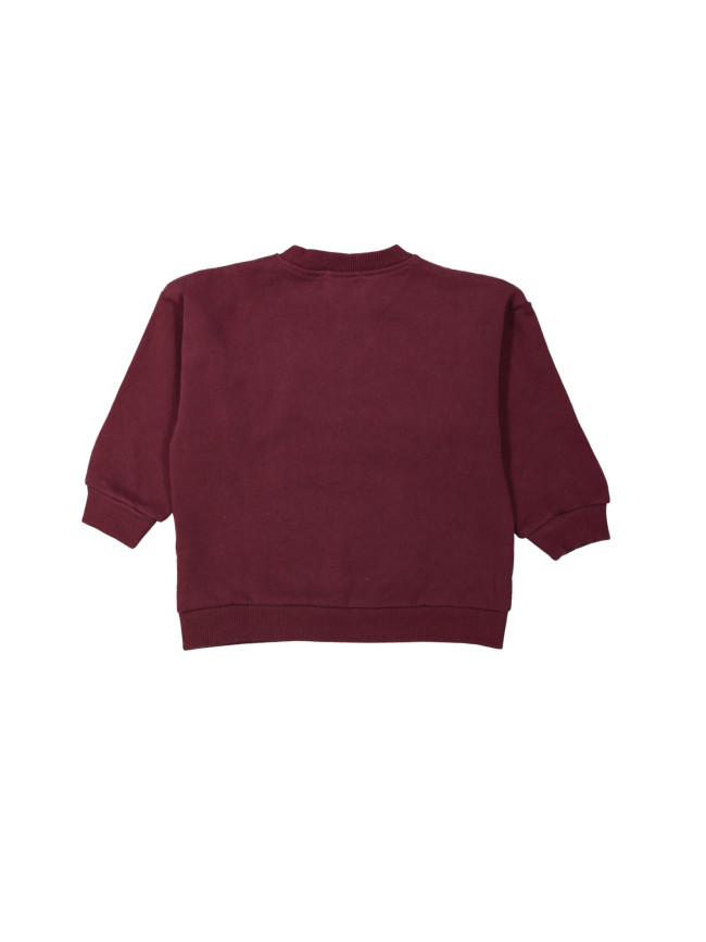 Sweater hands up bordeaux 12m-18m