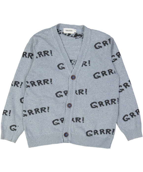 gilet tricot grijs grrr 04j