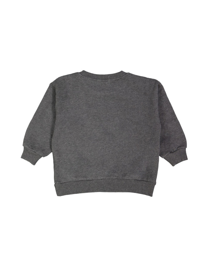 Sweater maison chiné gris foncé