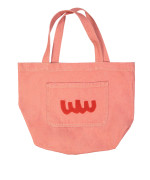 totebag jean rouge