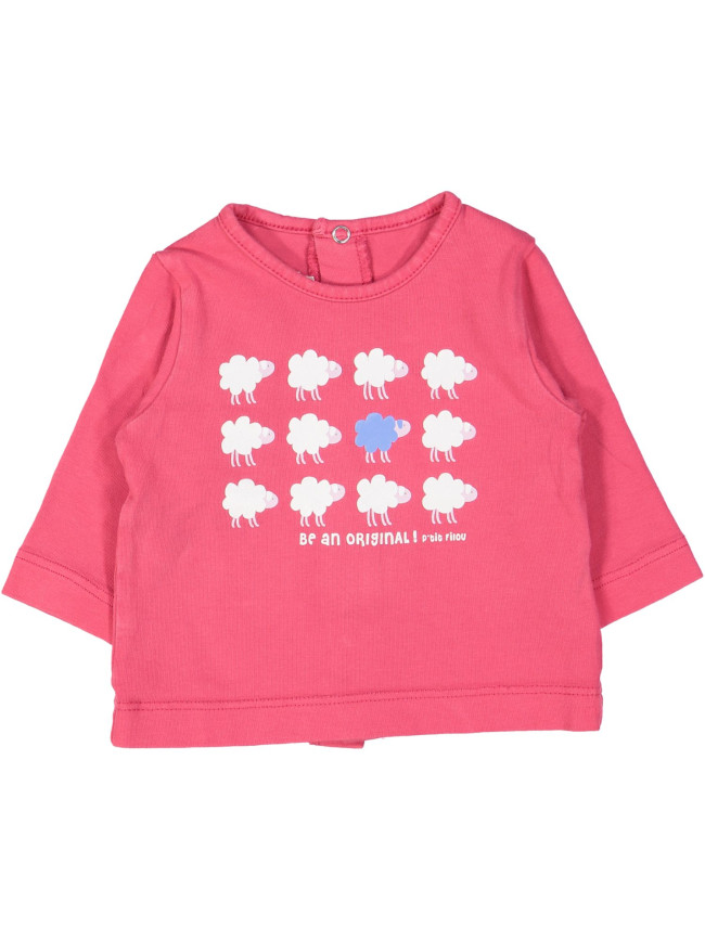 t-shirt roze schapen 01m .