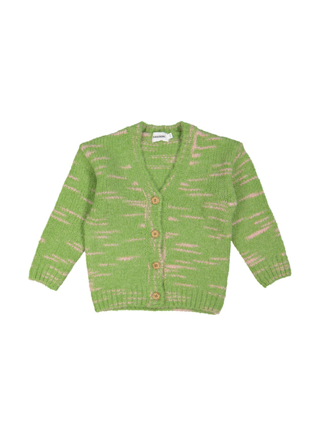 gilet stripes vert