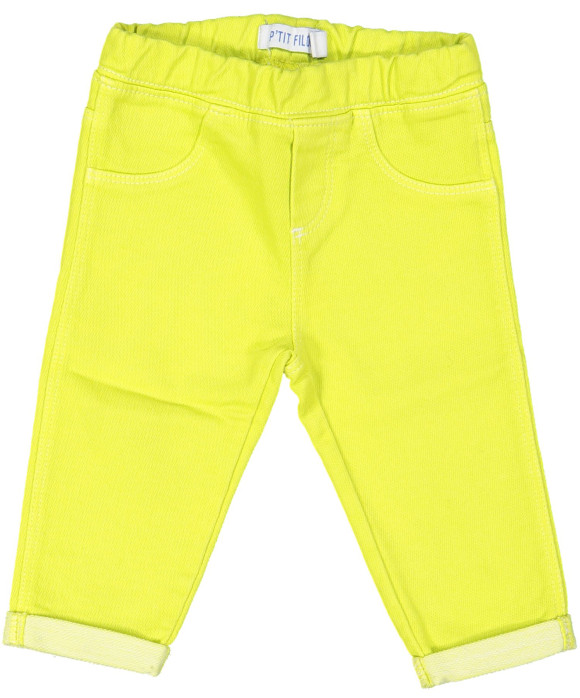 lange broek geel effen 03m