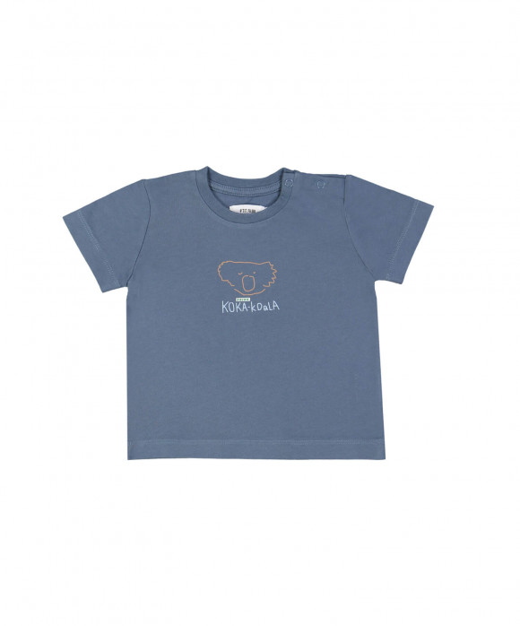 t-shirt mini kokakoala blauw