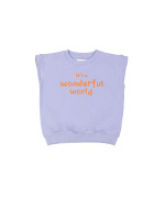 sweatshirt wonderful world lavendel 04j-05j