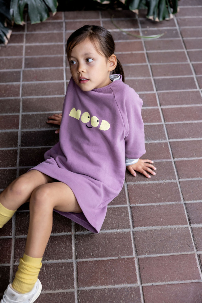 Robe humeur mauve