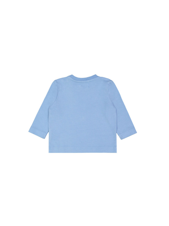 t-shirt mini skater grijsblauw 18m