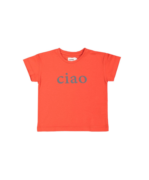 t-shirt ciao rood