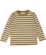 pull bruin beige streep 04j