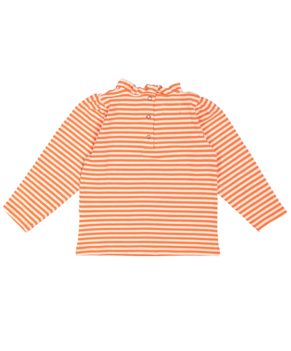 T-shirt frul streep feloranje