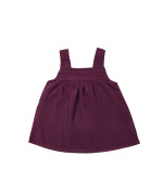 Jurk rib paars 12m