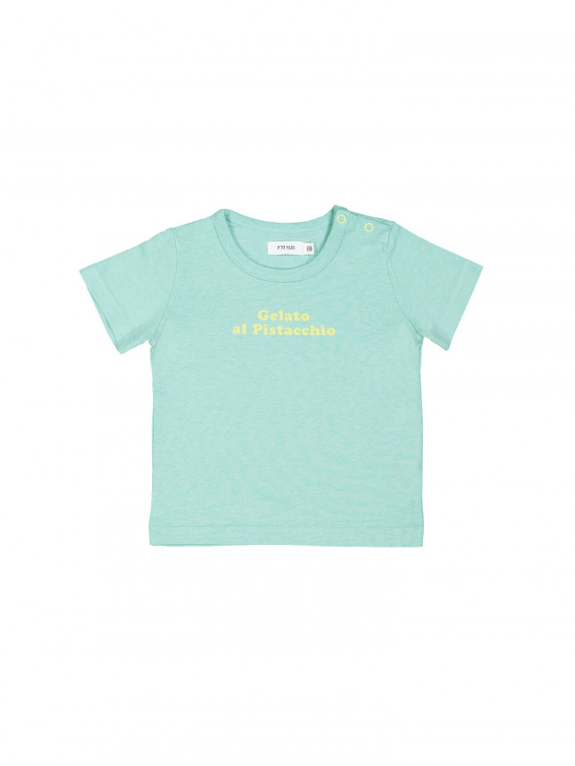 t-shirt mini pistacchio groen 12m