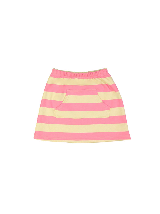 Skirt stripe bright pink 10j