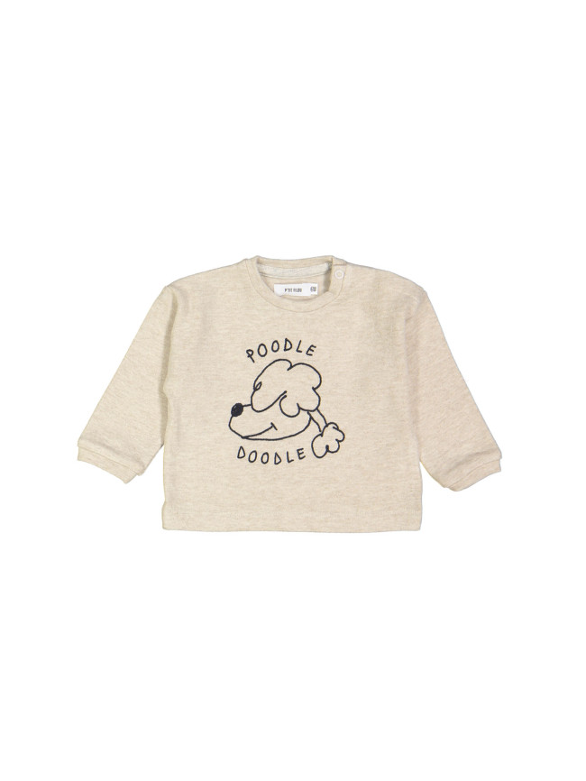 sweater mini poodle doodle beige 03m