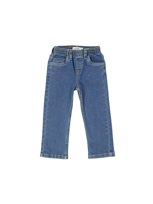 broek regular jeans bleach blauw 10j