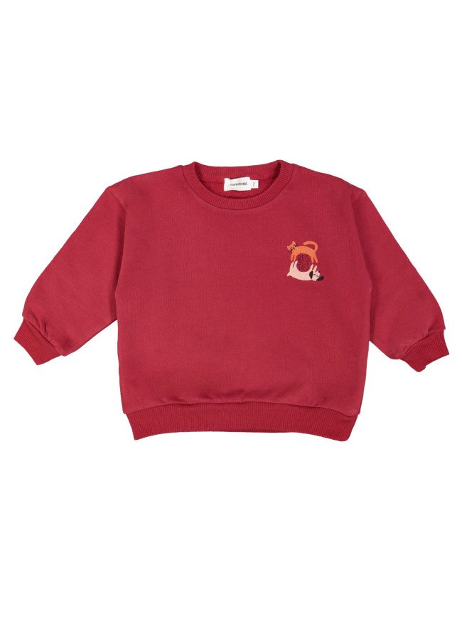 Sweater besties rood 03j