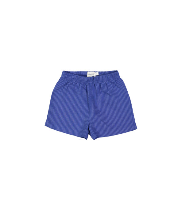 Short streep blauw