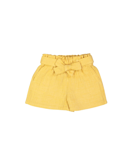short paperbag geel