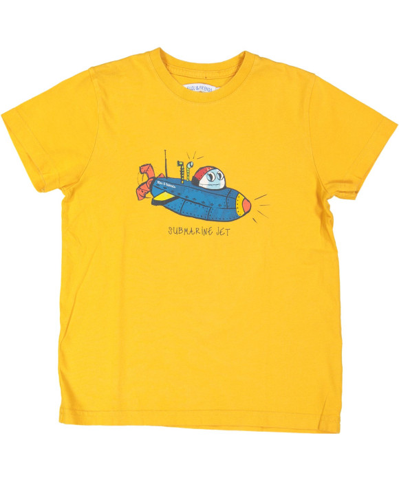 t-shirt oranje submarine 10j .