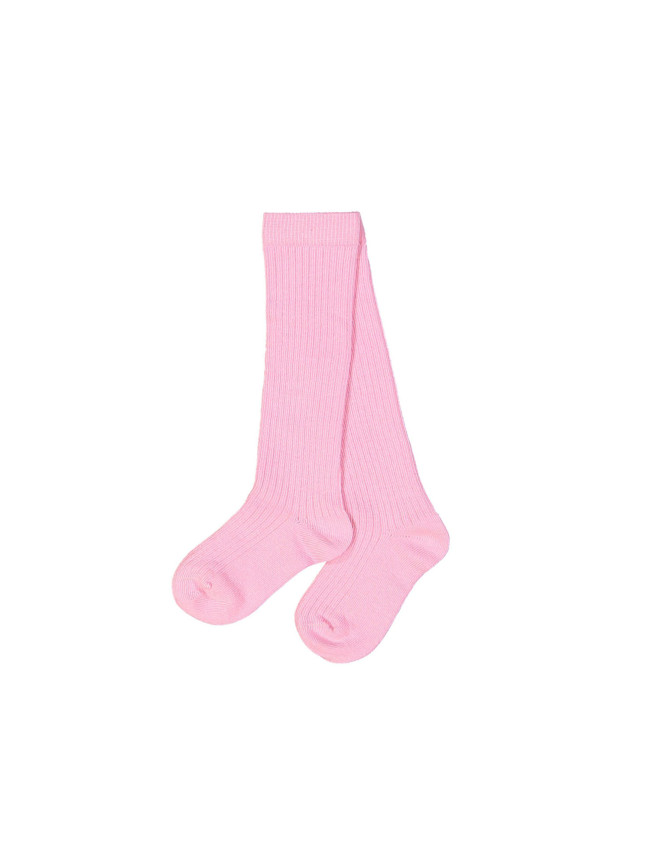 knee socks bright pink
