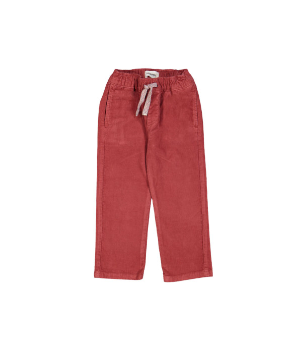 Comfy broek rib rood