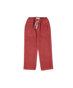 Comfy pants ribbed red