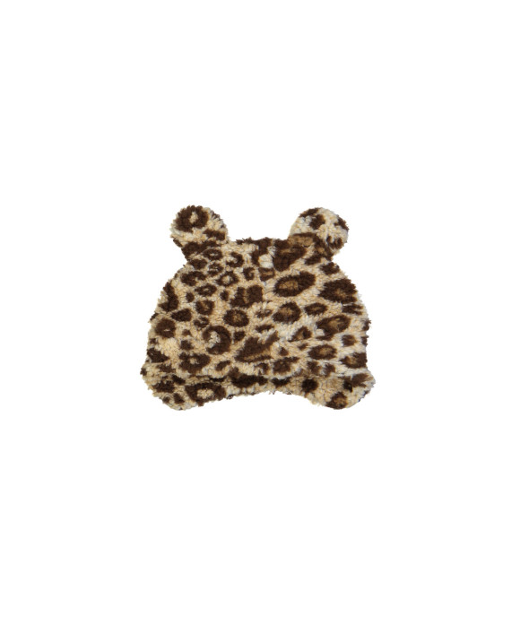 bonnet leopard beige