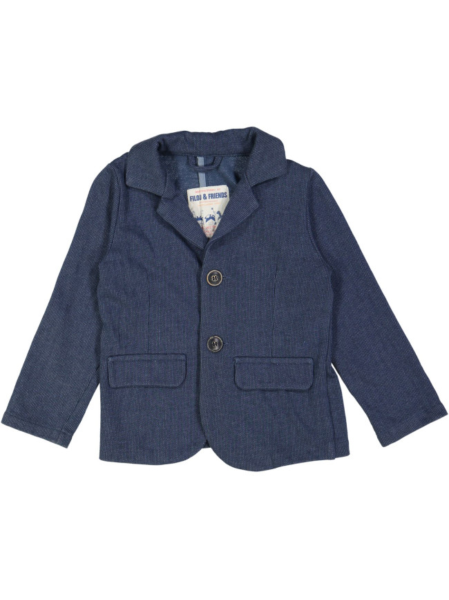 blazer blauw fijne streep 03j