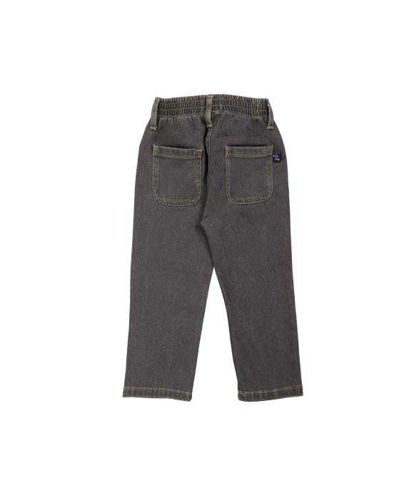 Jeans comfy élastique marron