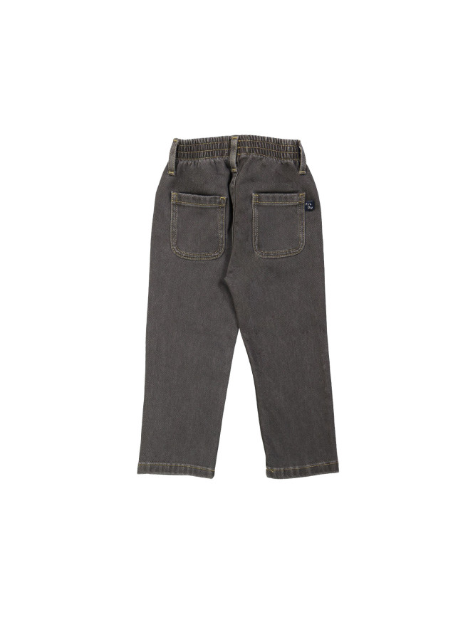 Jeans comfy rekker bruin 12m