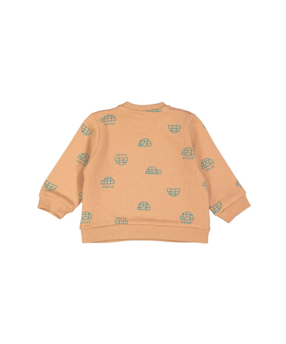 sweater mini happy igloo caramel
