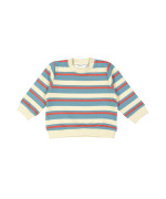 sweater mini rayé vanille