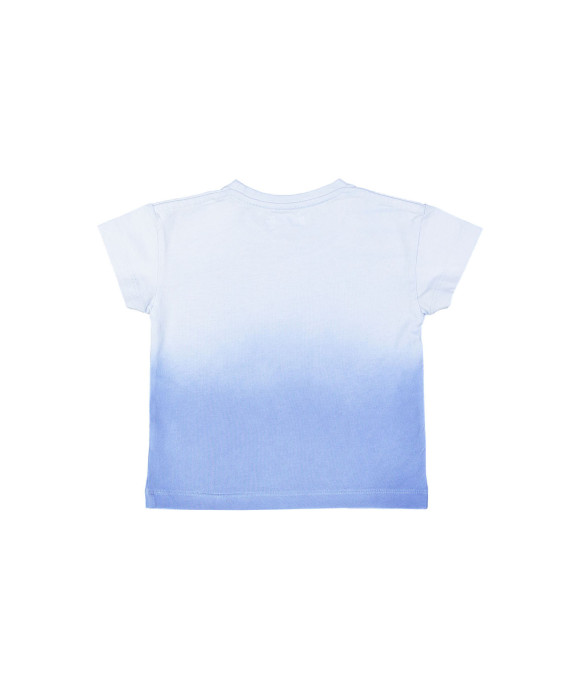 t-shirt dip dye lichtblauw