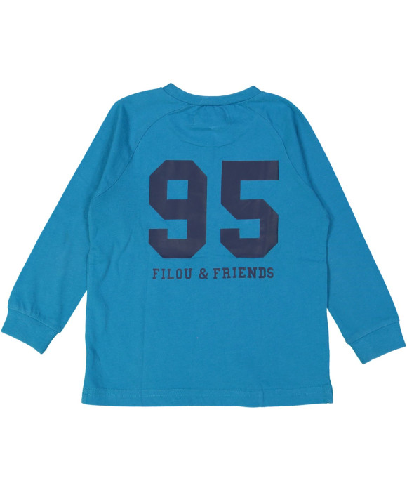 t-shirt blauw slak 03j