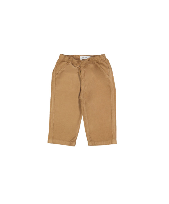 Comfy pants mini rib camel