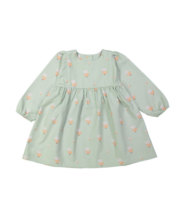 Robe fleur menthe