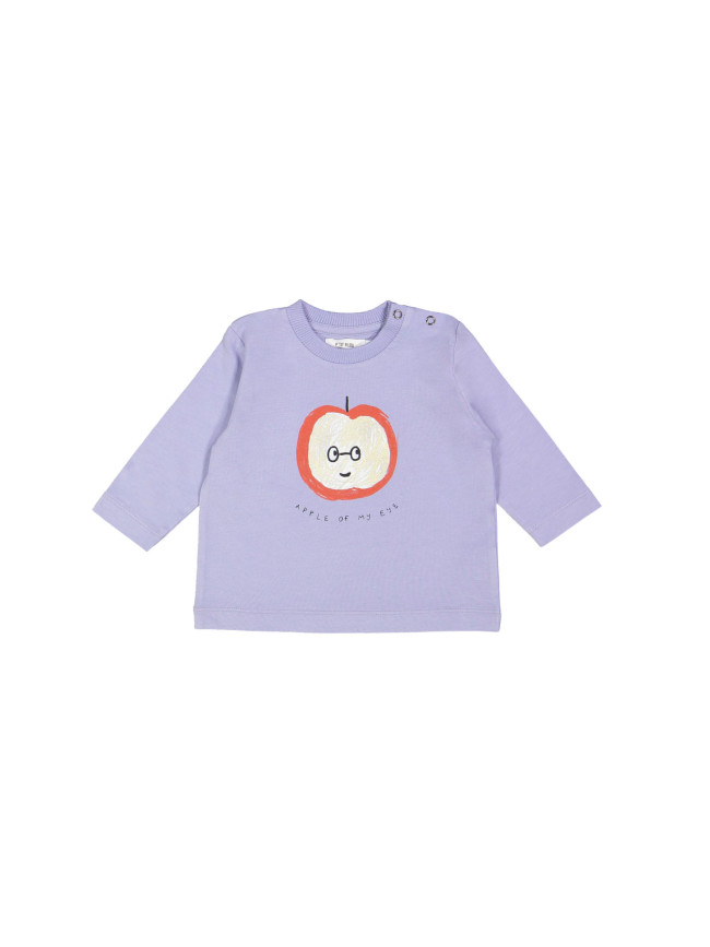 t-shirt mini apple of my eye lavendel 12m