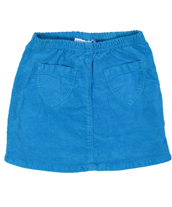 rok blauw velours 12m