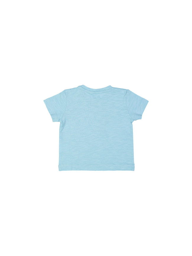 t-shirt mini slub ice guy azuurblauw 03m