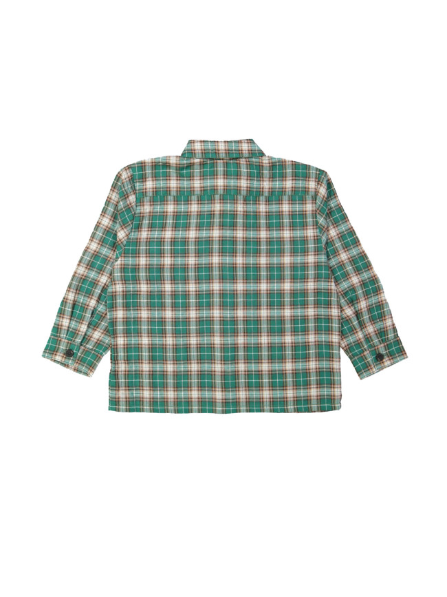 Hemd ruit groen 12m-18m